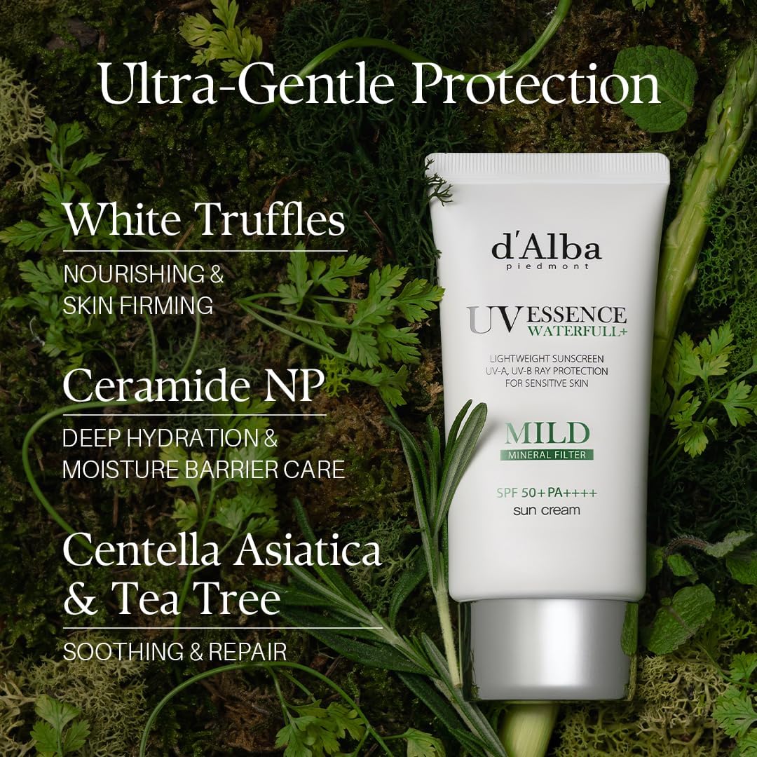 d'alba Piedmont Italian White Truffle Waterfull Mild Sunscreen