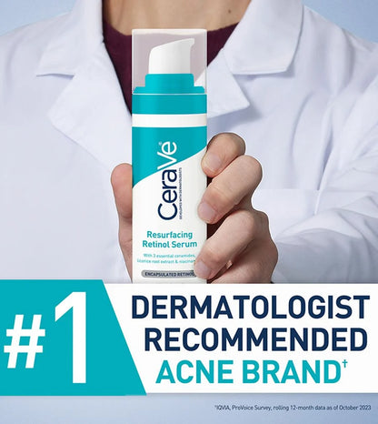 CeraVe Resurfacing Retinol Serum For Face with Niacinamide