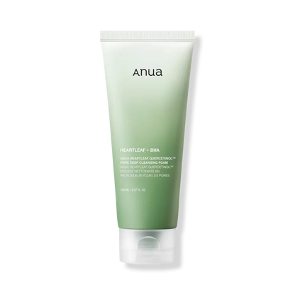 Anua, Heartleaf Quercetinol™ Pore Deep Cleansing Foam, 5.07 fl oz (150 ml