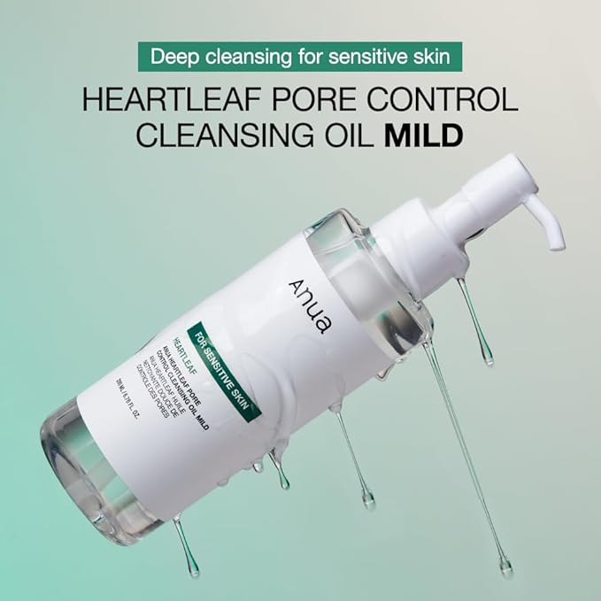ANUA Heartleaf Pore Control Cleansing Oil Korean Facial Cleanser