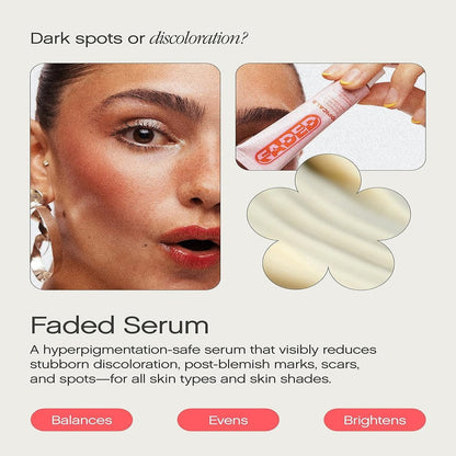TOPICALS FADED Serum Vegan, Gluten-Free and Cruelty-Free