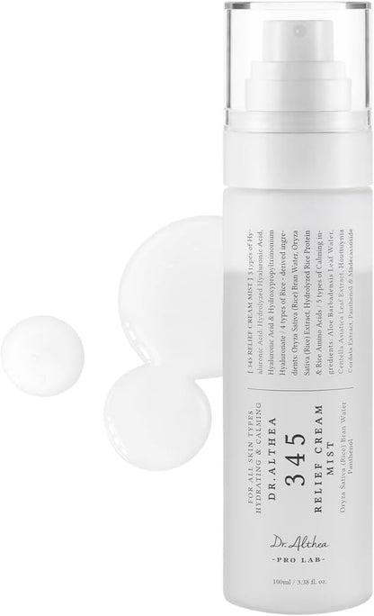 Dr.Althea 345 Relief Cream Mist | Hydrating Facial Mist with Rice Extract