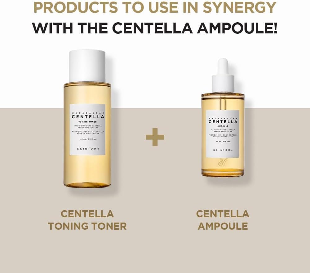 Madagascar Centella Ampoule 100ml 3.38 fl.oz Centella Asiatica, Facial Serum, Vegan, For Sensitive Skin