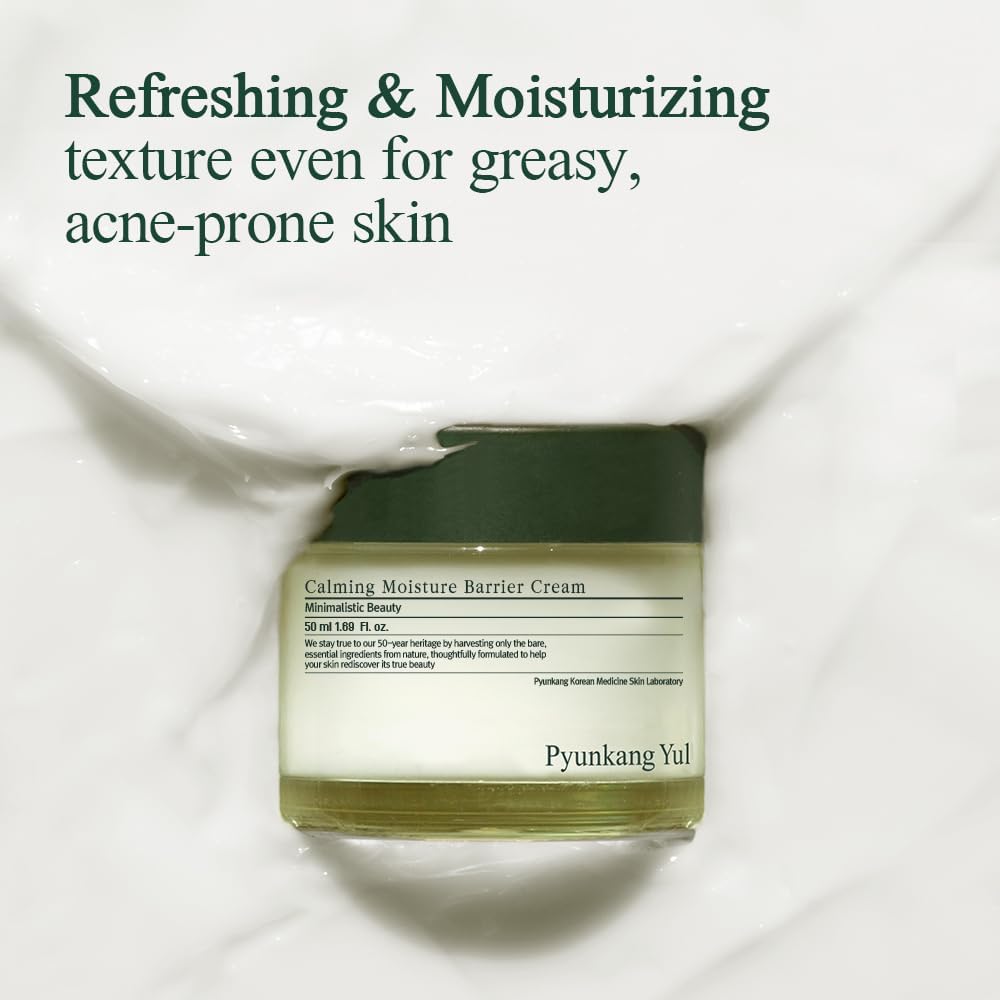 Pyunkang Yul PKY Calming Moisture Barrier Cream Instantly Soothes Sensitive Skin, Hyaluronic Acid