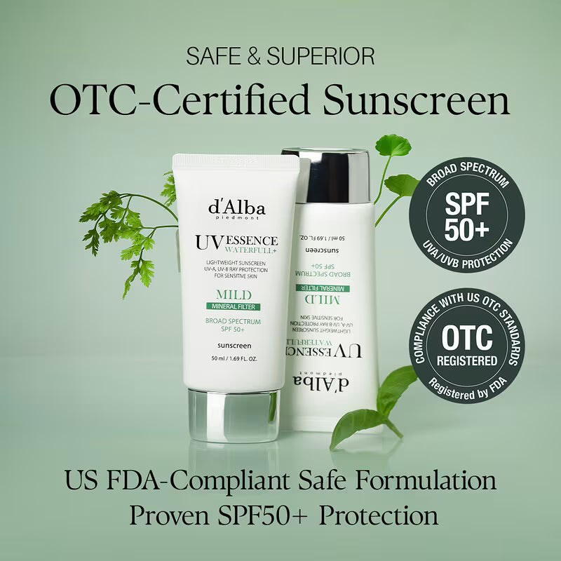 d'alba Piedmont Italian White Truffle Waterfull Mild Sunscreen