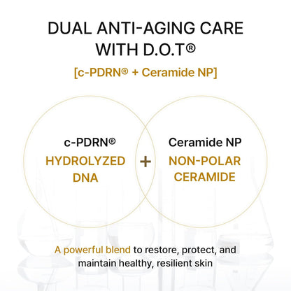 REJURAN® Dual Effect Ampoule, DOT DUAL c-PDRN® - Salmon DNA Face Serum for Deep Rejuvenation