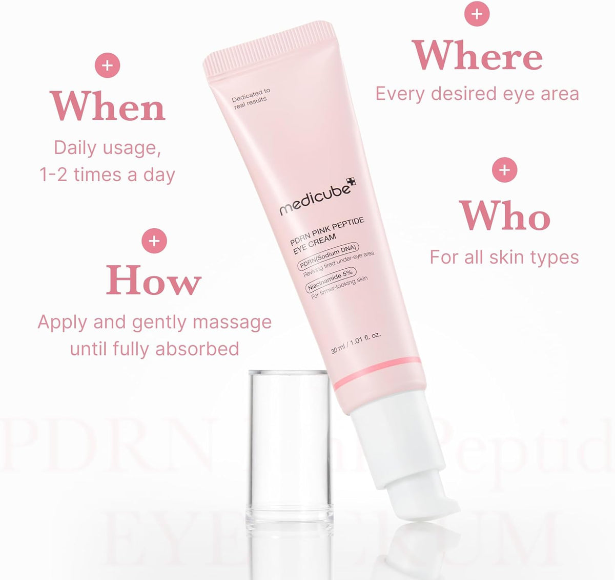 PDRN Pink Peptide Eye Cream  - 1.01 oz
