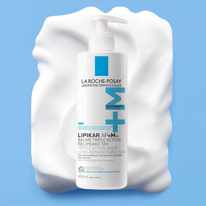 La Roche Posay Lipikar Baume AP+Max, Body Lotion for Dry Skin, Soothing Cream with Shea Butter & Niacinamide