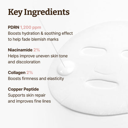 Dr. Reju-All Advanced PDRN Rejuvenating Mask - Face & Neck Korean Sheet Mask