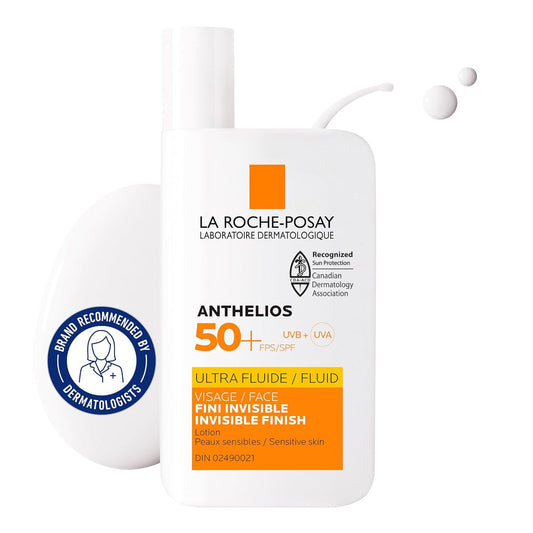 La Roche Posay Anthelios Ultra Fluid Face & Body Sunscreen SPF 50+, High UVA UVB Protection