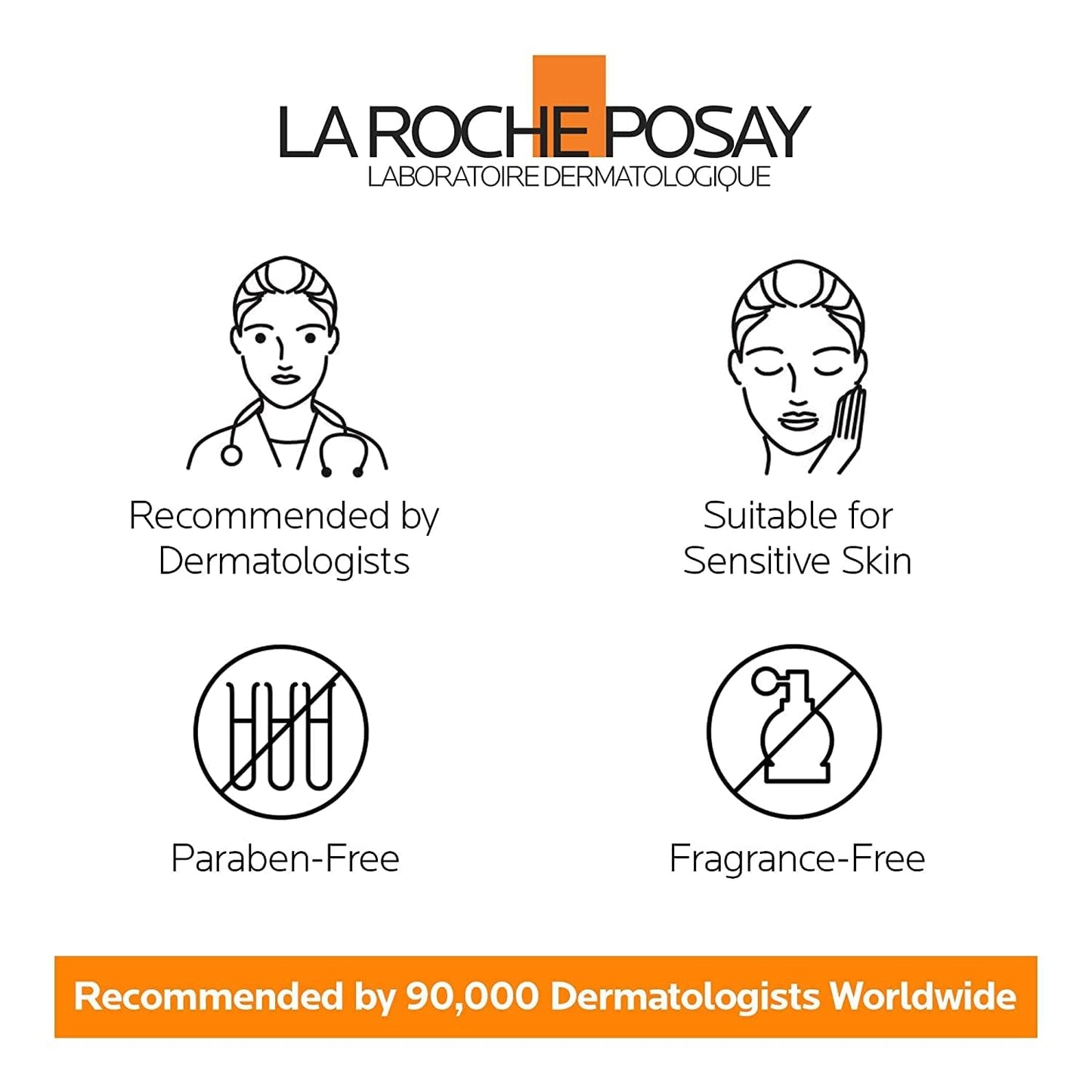 La Roche Posay Anthelios Ultra Fluid Face & Body Sunscreen SPF 50+, High UVA UVB Protection