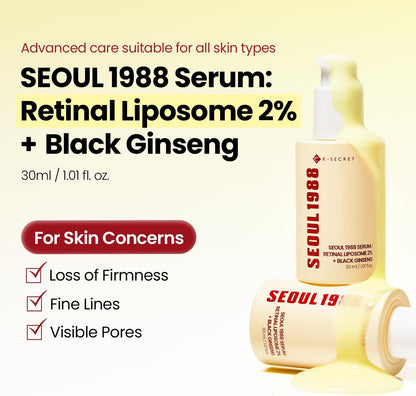 K- SECRET SEOUL 1988 Retinal Serum: 2% Retinal