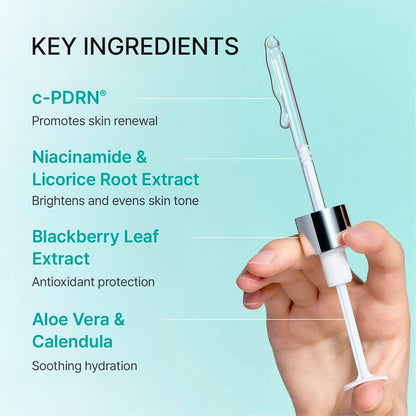 REJURAN® Turnover Ampoule, c-PDRN® – Original Salmon DNA PDRN Face Serum for Rejuvenation, Firming, Hydration