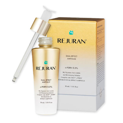 REJURAN® Dual Effect Ampoule, DOT DUAL c-PDRN® - Salmon DNA Face Serum for Deep Rejuvenation