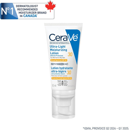 CeraVe Ultra-light Face Moisturizer with SPF 30.