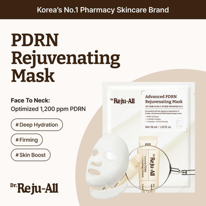 Dr. Reju-All Advanced PDRN Rejuvenating Mask - Face & Neck Korean Sheet Mask