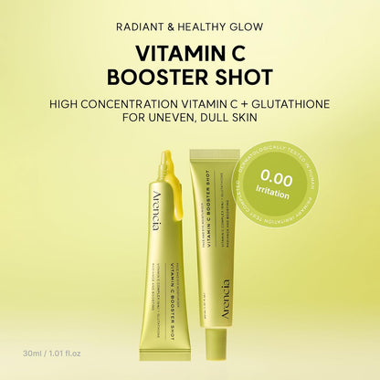 Arencia Vitamin C Booster Shot Serum with Glutathione, Niacinamide and Vitamin E