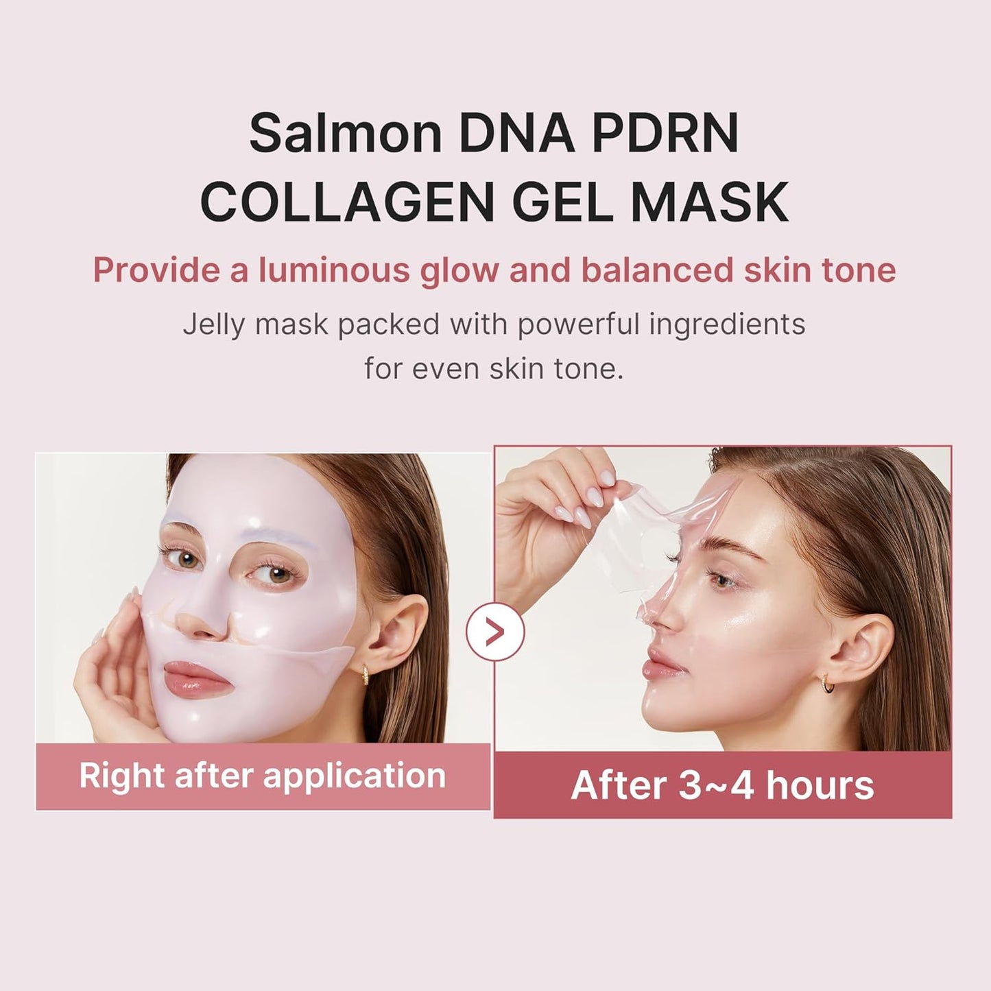 medicube Salmon DNA PDRN pink collagen jelly gel mask