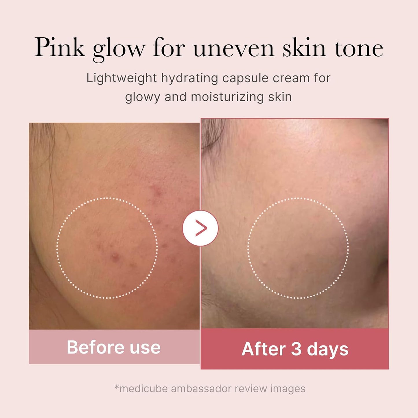 medicube Salmon DNA PDRN Pink Collagen Capsule Cream, Face Moisturizer
