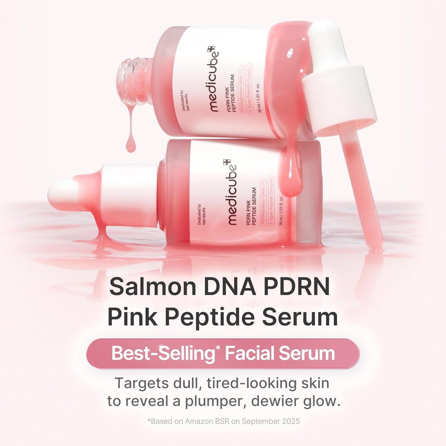 Medicube, PDRN Pink Peptide Serum , 1.01 fl oz (30 ml)