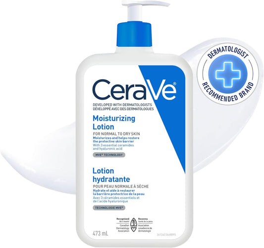 CeraVe Moisturizing Lotion, Daily Lightweight Face & Body Moisturizer