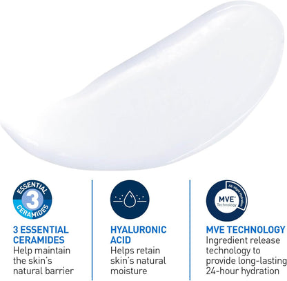 CeraVe Moisturizing Lotion, Daily Lightweight Face & Body Moisturizer