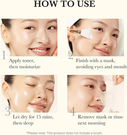 Medicube Kojic Acid Turmeric Overnight Wrapping Peel Off Mask