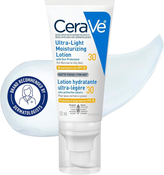 CeraVe Ultra-light Face Moisturizer with SPF 30.