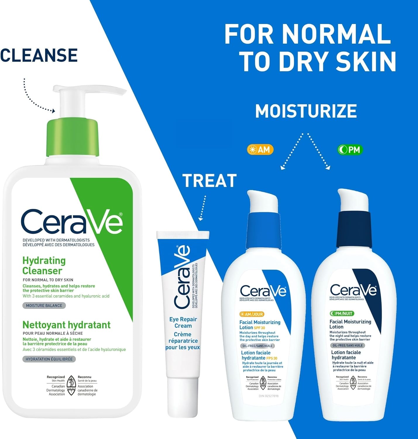 CeraVe Facial Moisturizer with SPF 30. Face Sunscreen Lotion