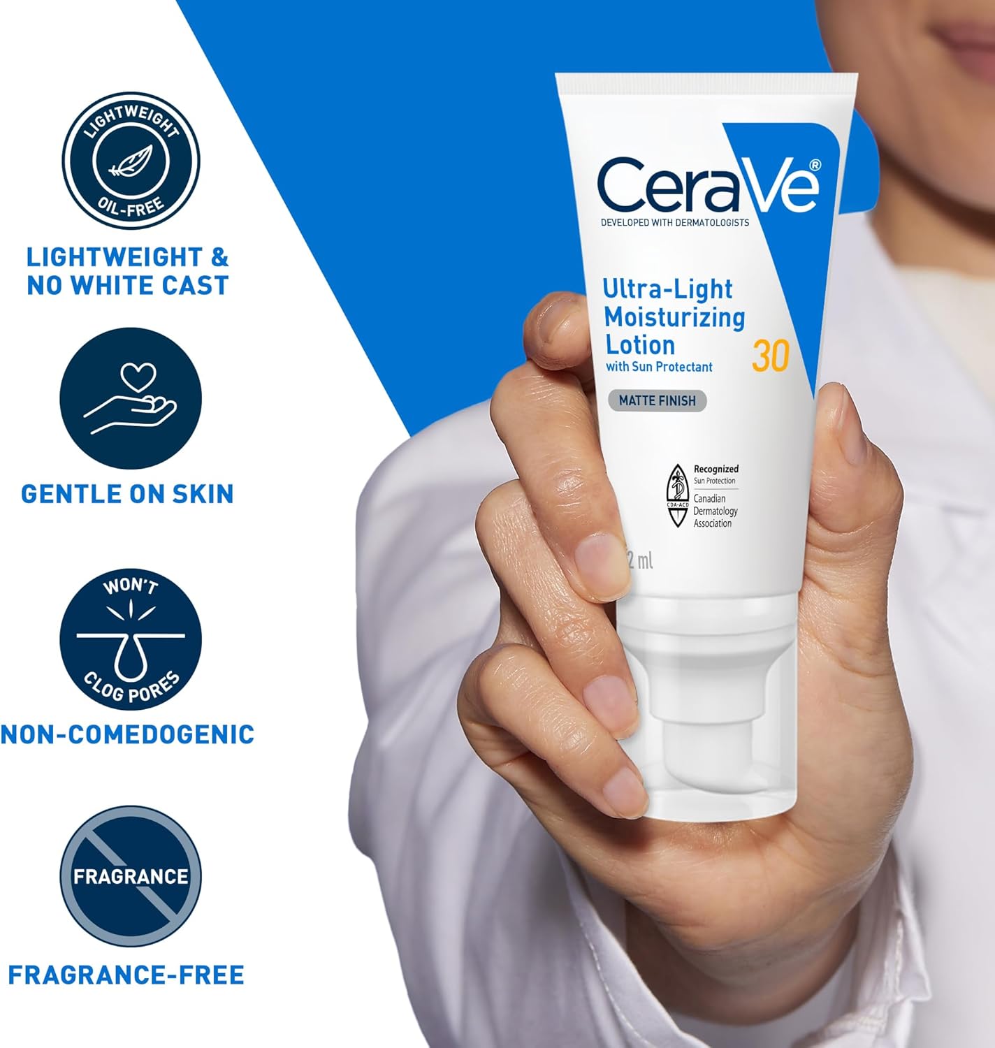 CeraVe Ultra-light Face Moisturizer with SPF 30.