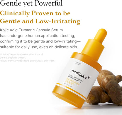 medicube Kojic Acid Turmeric Clarifying & Balancing Capsule Serum for Troubled Skin