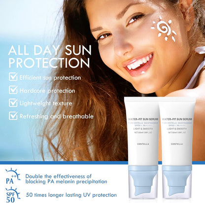 Madagascar Sunscreen Face Serum, Daily UV Defense Sunblock Summer Sunscreen for Face
