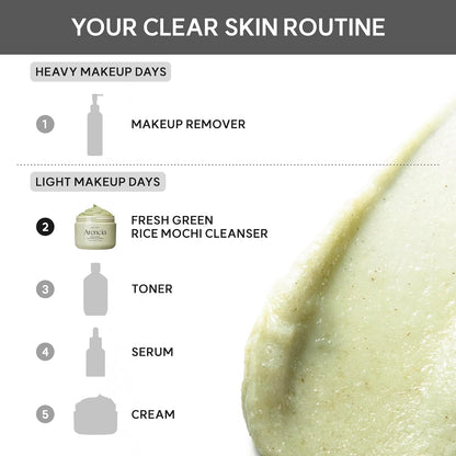 Arencia Green Rice Mochi Face Cleanser 120g