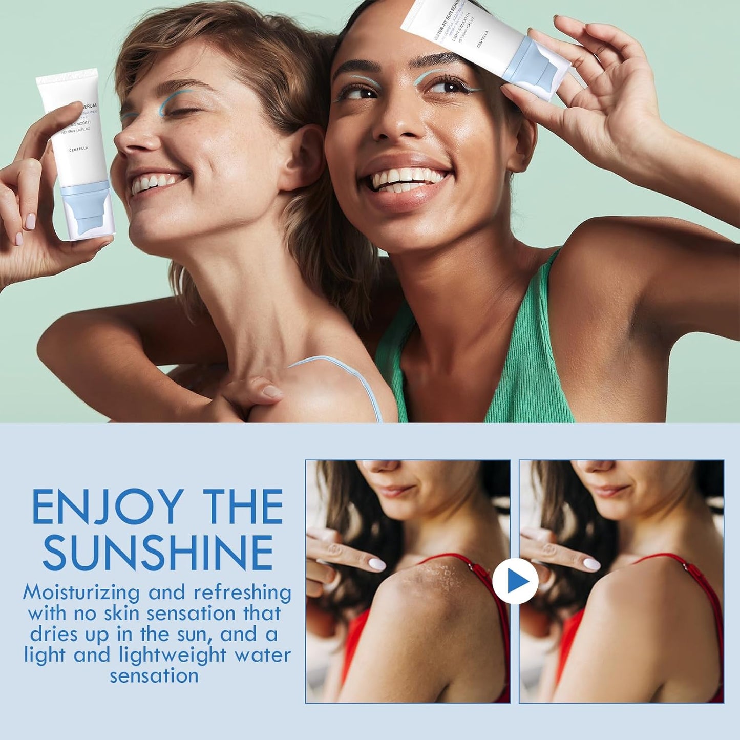 Madagascar Sunscreen Face Serum, Daily UV Defense Sunblock Summer Sunscreen for Face