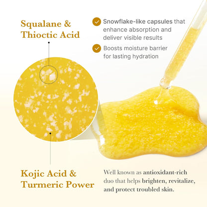 medicube Kojic Acid Turmeric Clarifying & Balancing Capsule Serum for Troubled Skin