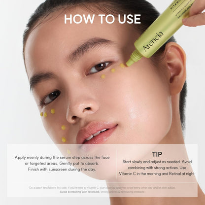 Arencia Vitamin C Booster Shot Serum with Glutathione, Niacinamide and Vitamin E