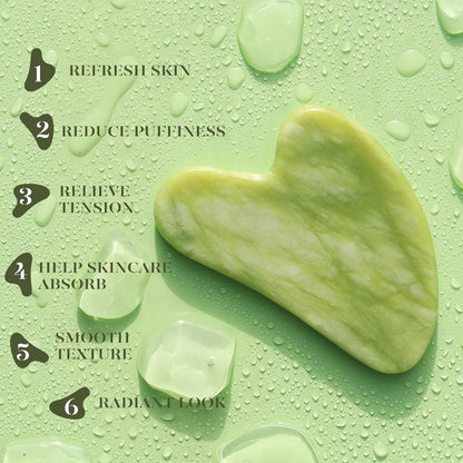 Gua Sha &amp; Jade Roller Set