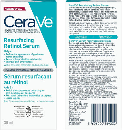 CeraVe Resurfacing Retinol Serum For Face with Niacinamide