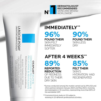 La Roche Posay Cicaplast Baume B5, Multi-Purpose Soothing Balm for Dry Skin