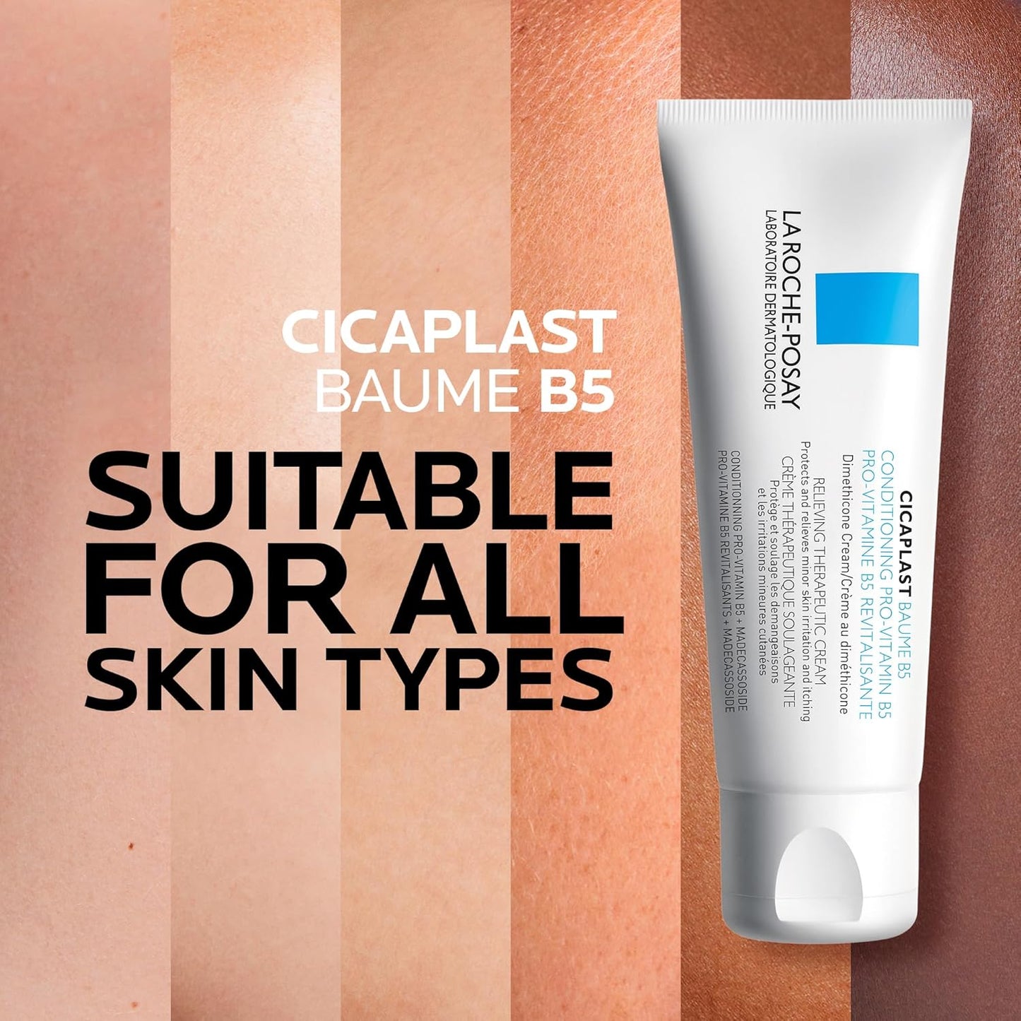 La Roche Posay Cicaplast Baume B5, Multi-Purpose Soothing Balm for Dry Skin