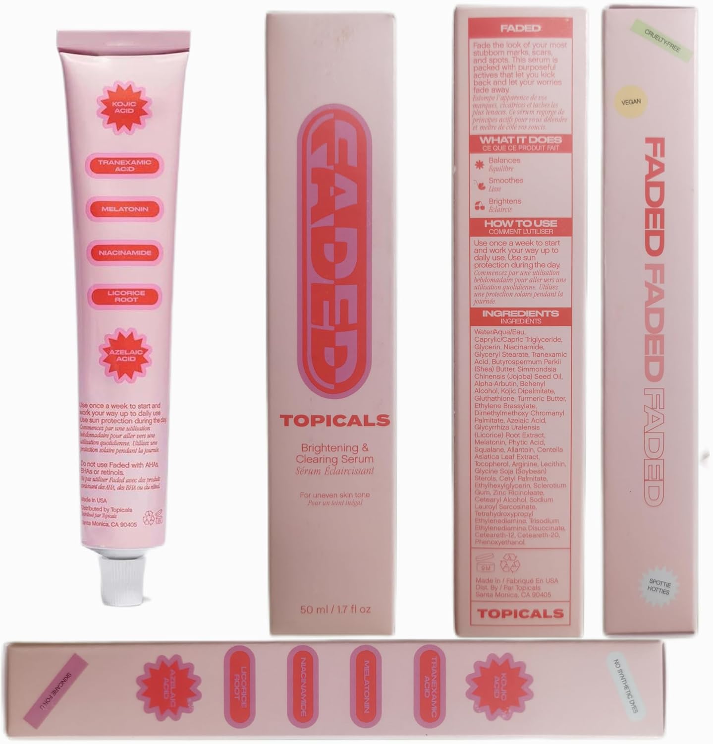 TOPICALS FADED Serum Vegan, Gluten-Free and Cruelty-Free