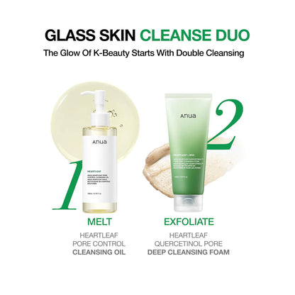 Anua, Heartleaf Quercetinol™ Pore Deep Cleansing Foam, 5.07 fl oz (150 ml