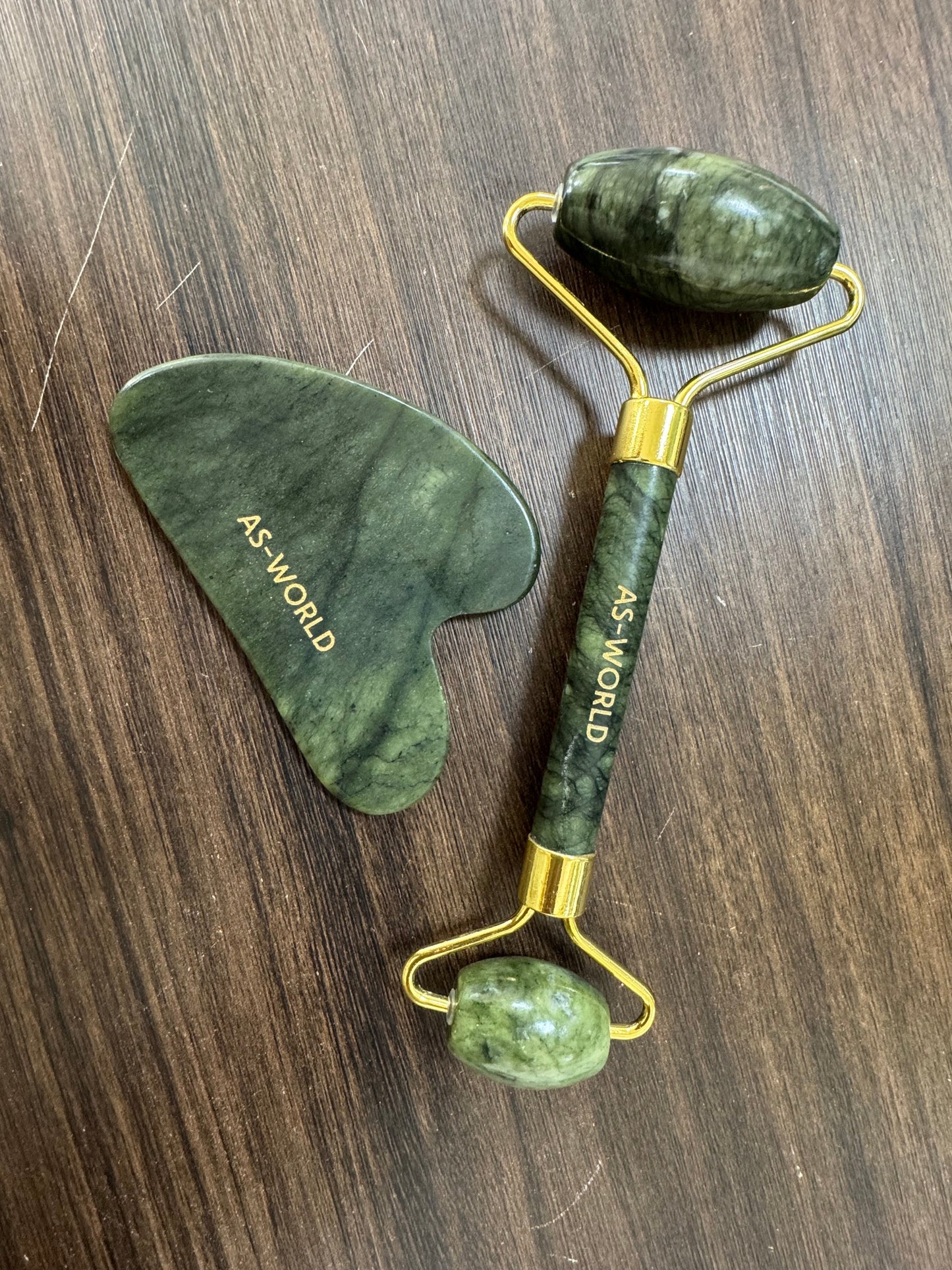 Gua Sha &amp; Jade Roller Set