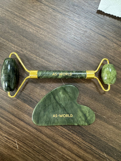 Gua Sha &amp; Jade Roller Set