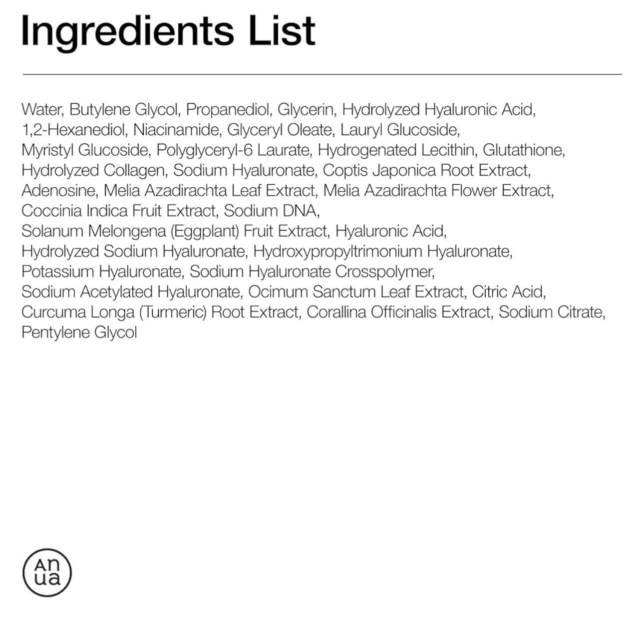 Anua PDRN Hyaluronic Acid Capsule 100 Serum