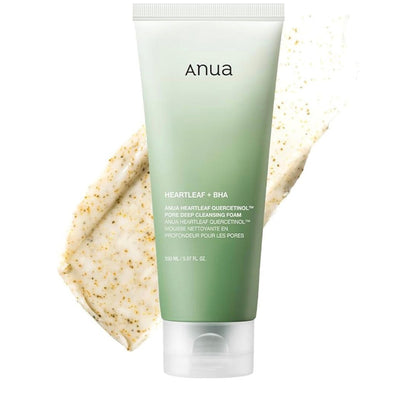 Anua, Heartleaf Quercetinol™ Pore Deep Cleansing Foam, 5.07 fl oz (150 ml