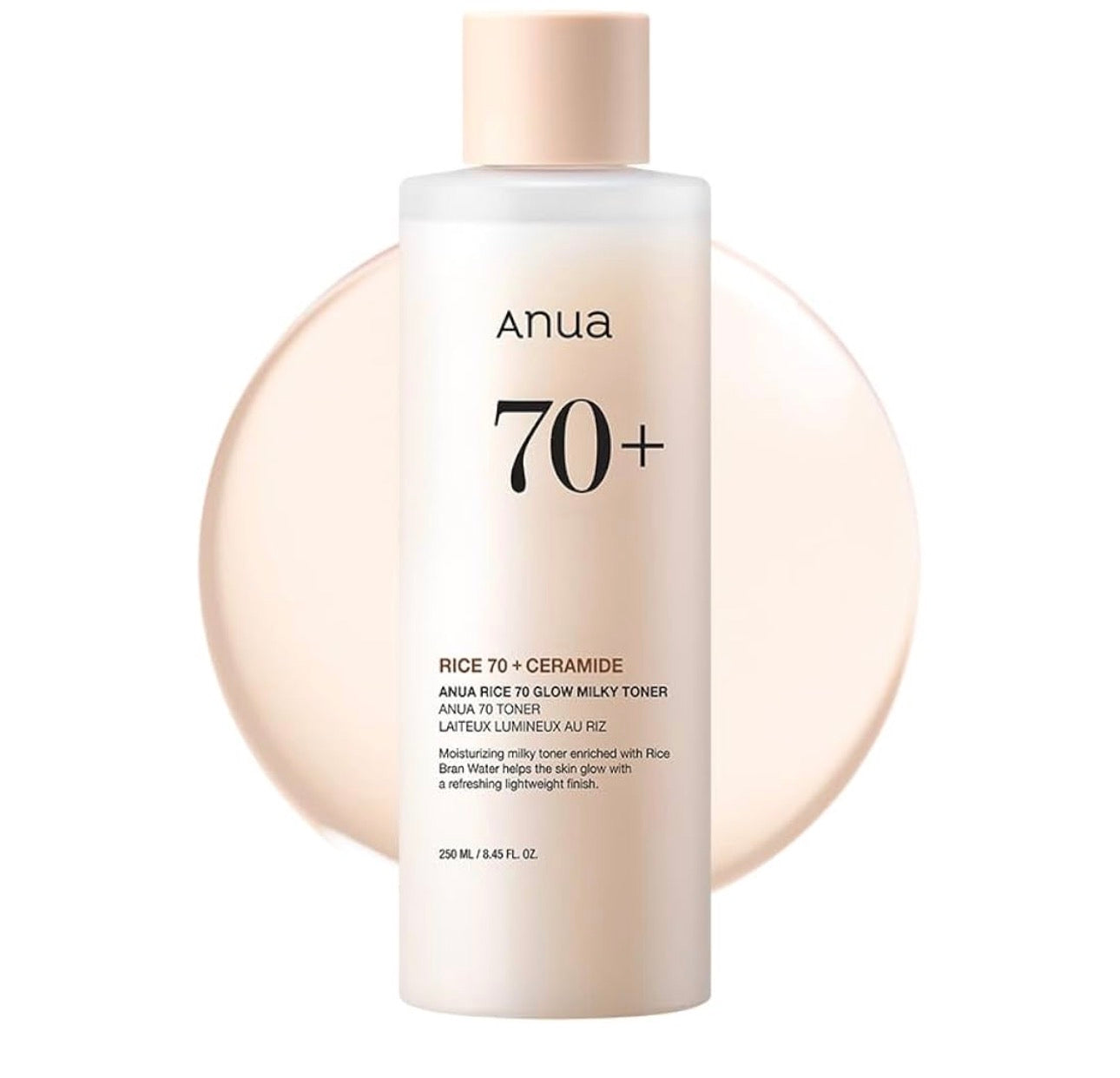 Anua, Rice 70 Glow Milky Toner, 8.45 fl oz (250 ml)