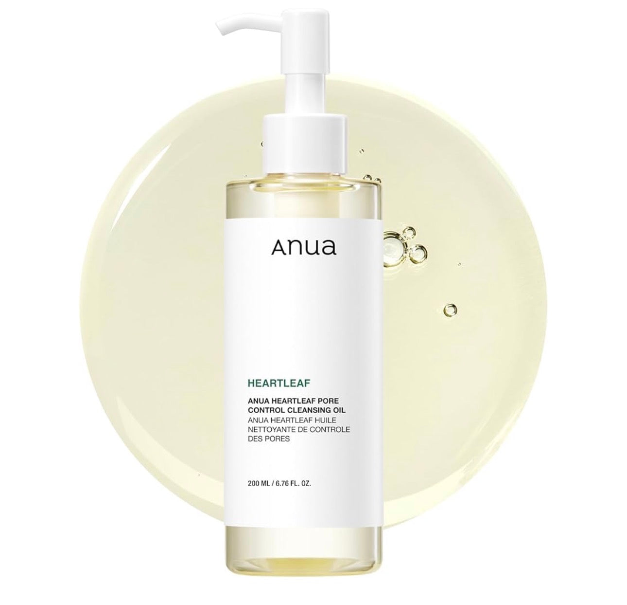 ANUA Heartleaf Pore Control Cleansing Oil Korean Facial Cleanser