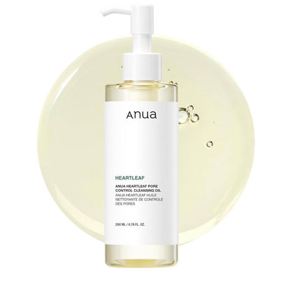 ANUA Heartleaf Pore Control Cleansing Oil Korean Facial Cleanser