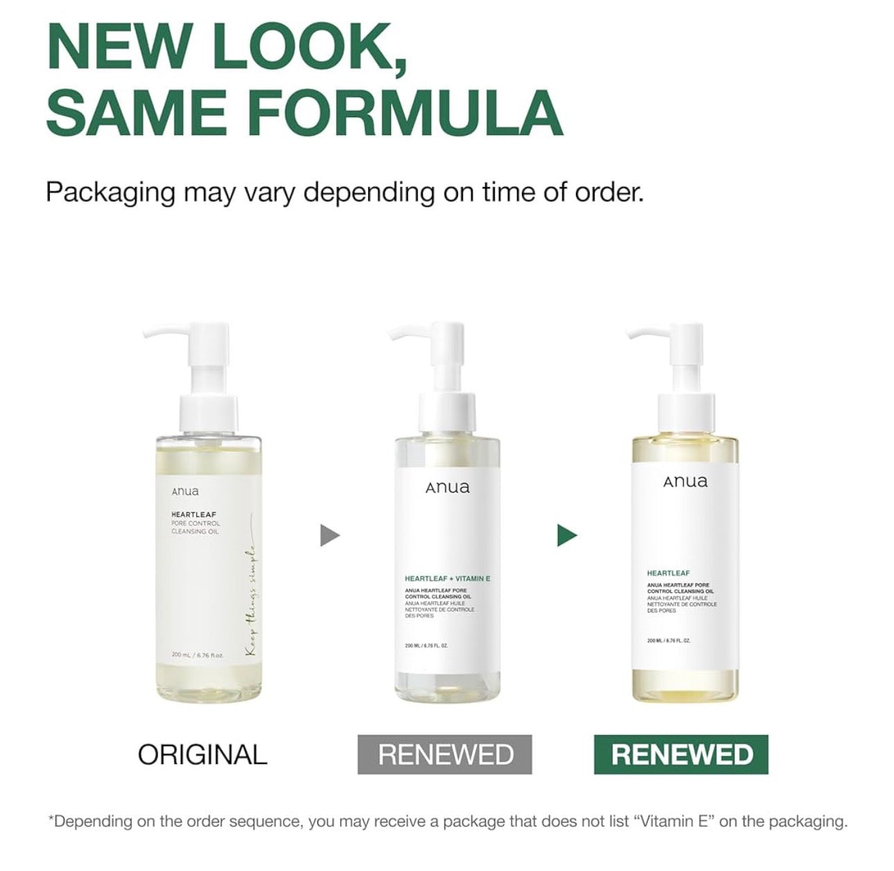 ANUA Heartleaf Pore Control Cleansing Oil Korean Facial Cleanser